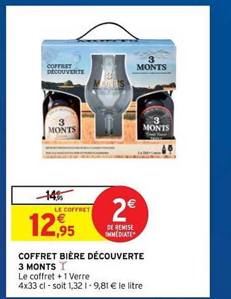 coffret bière découverte 3 monts