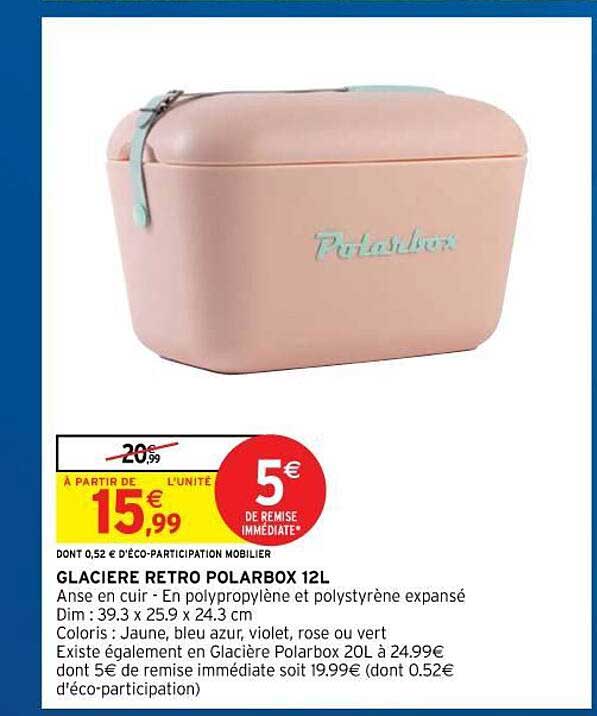 glacière retro polarbox 12l