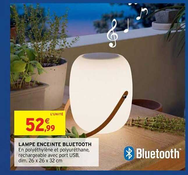 Lampe Enceinte Bluetooth