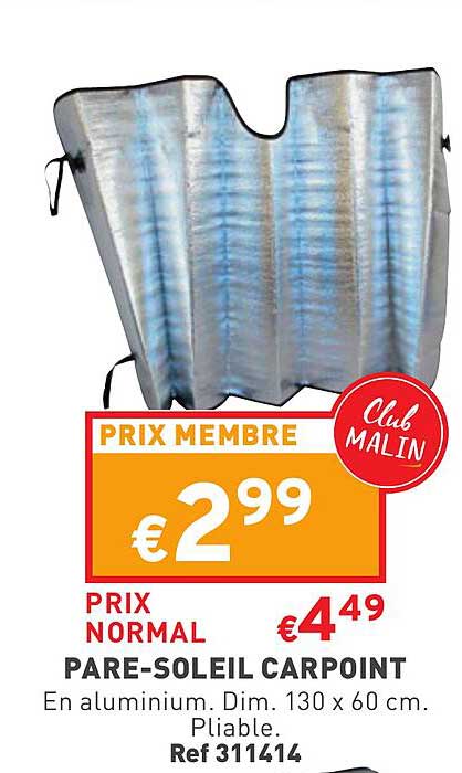 pare-soleil carpoint