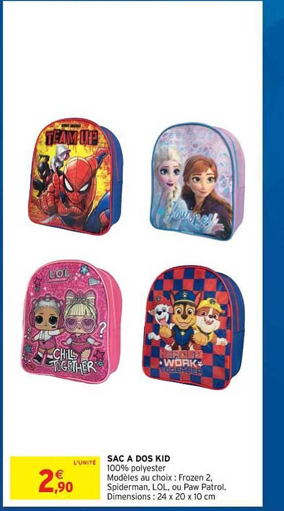 sac à dos kid