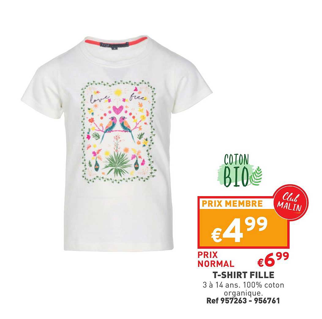 t-shirt fille