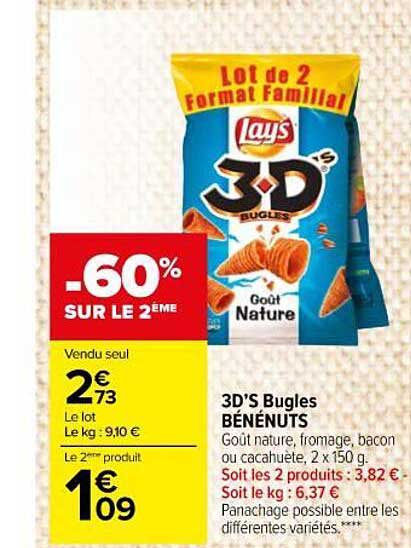 3d's Bugles Bénénuts