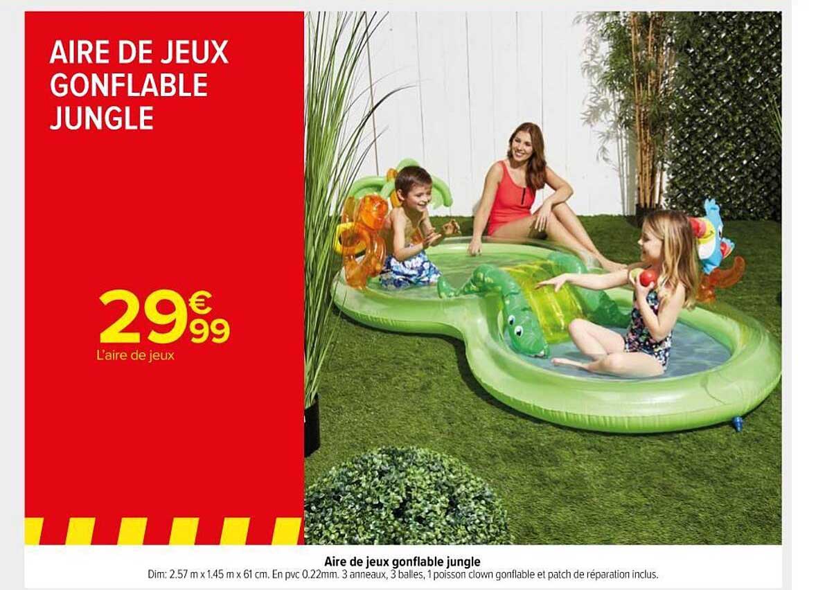 Aire De Jeux Gonflable Jungle