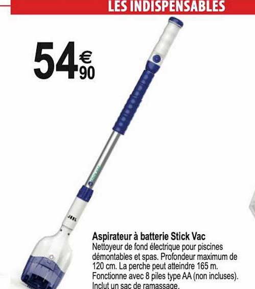 aspirateur à batterie stick vac