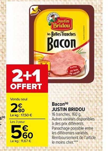 bacon justin bridou
