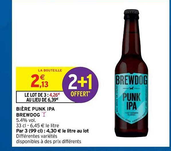 Bière Punk Ipa Brewdog