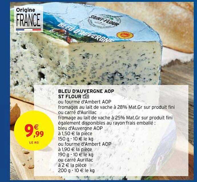 Bleu D'auvergne Aop St Flour