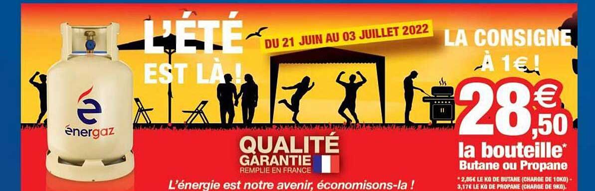 bouteille butane ou propane energaz