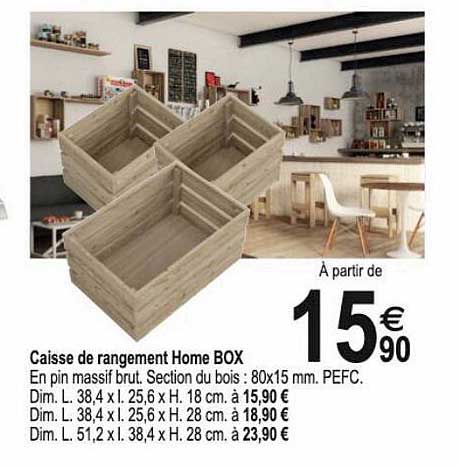 Caisse De Rangement Home Box