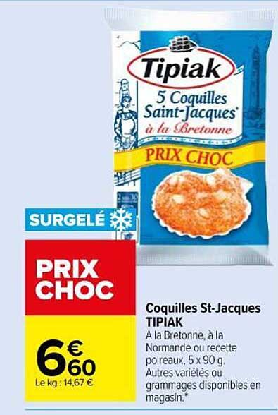 coquilles st-jacques tipiak