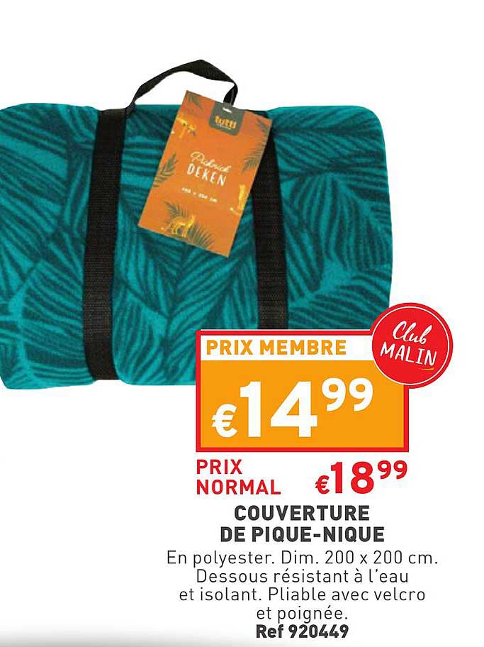 couverture de pique-nique