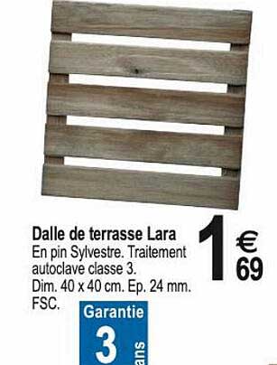 dalle de terrasse lara