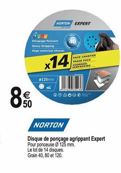 disque de ponçage agrippant expert