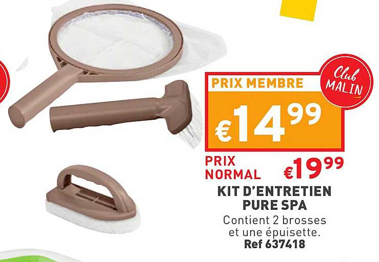 kit d'entretien pure spa