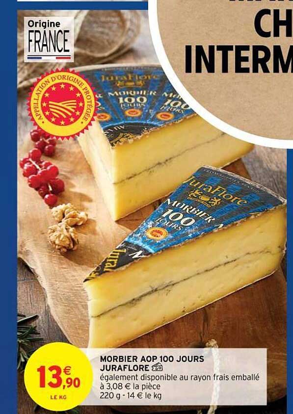 morbier aop 100 jours juraflore