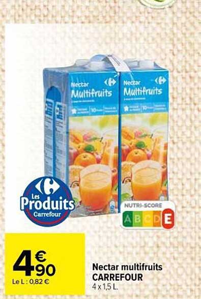 Nectar Multifruits Carrefour