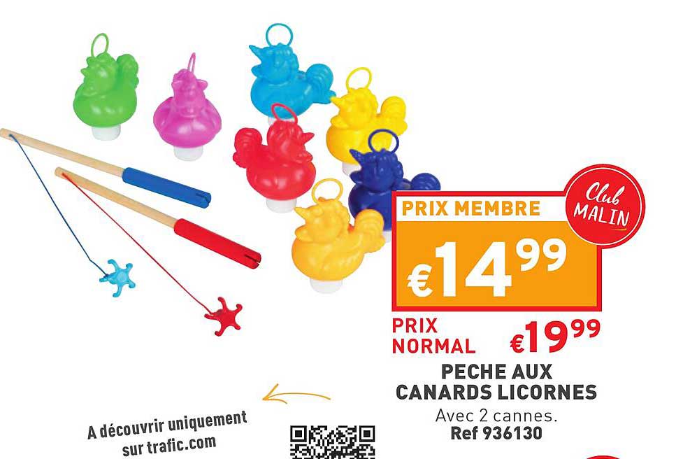 pêche aux canards licornes