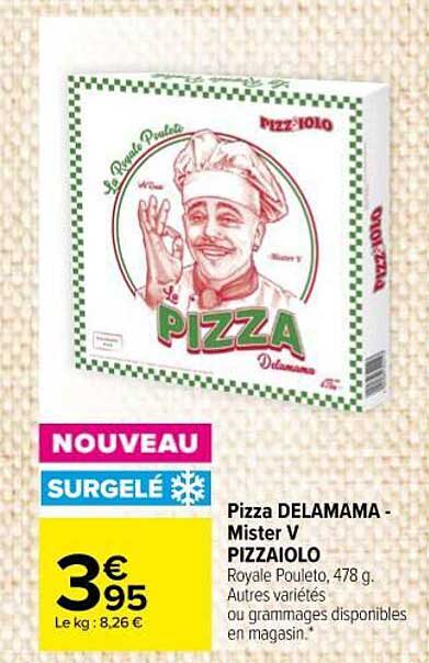 pizza delamama - mister V pizzaiolo