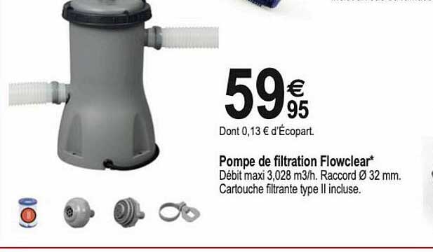 pompe de filtration flowclear