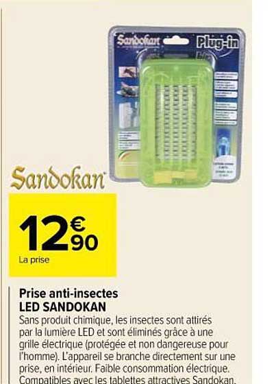 Prise Anti-insectes Led Sandokan