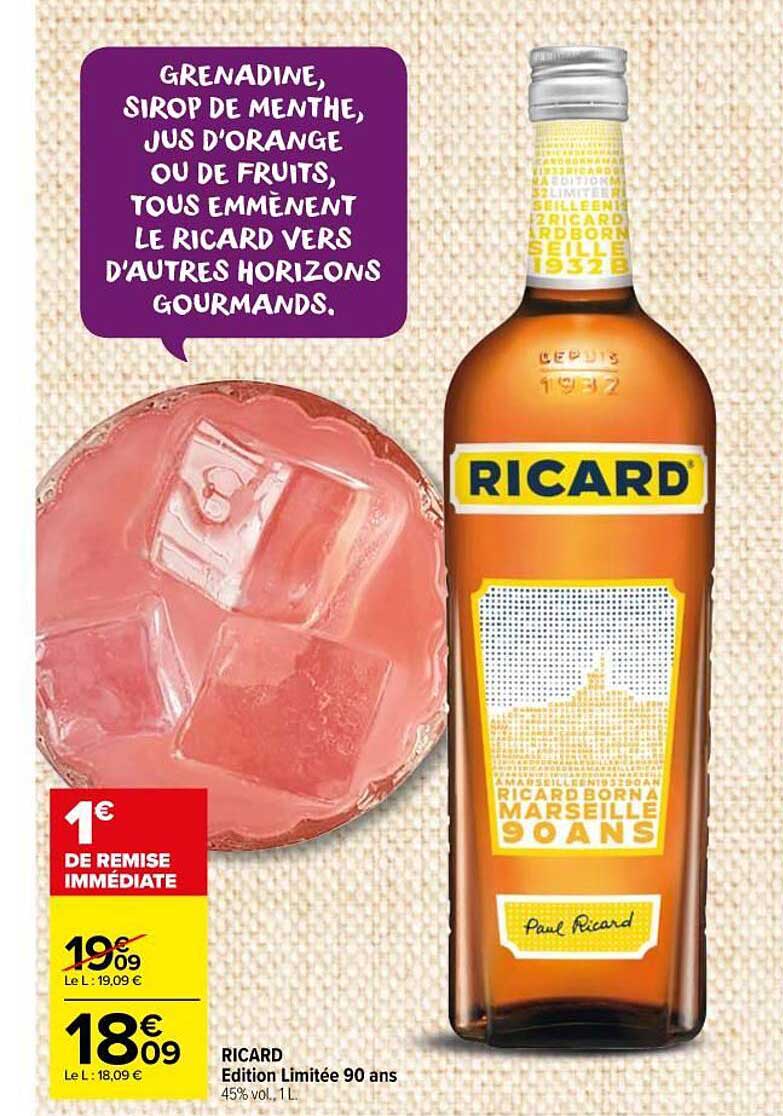 ricard édition limitée 90 ans