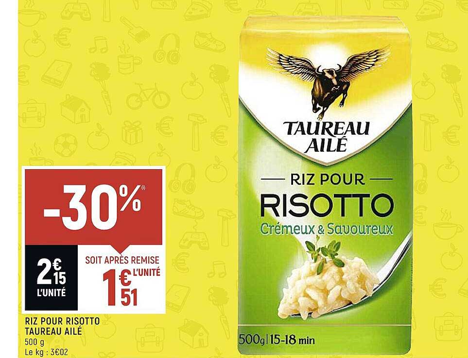 Riz Pour Risotto Taureau Ailé