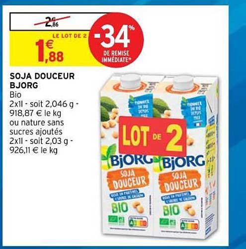 Soja Douceur Bjorg