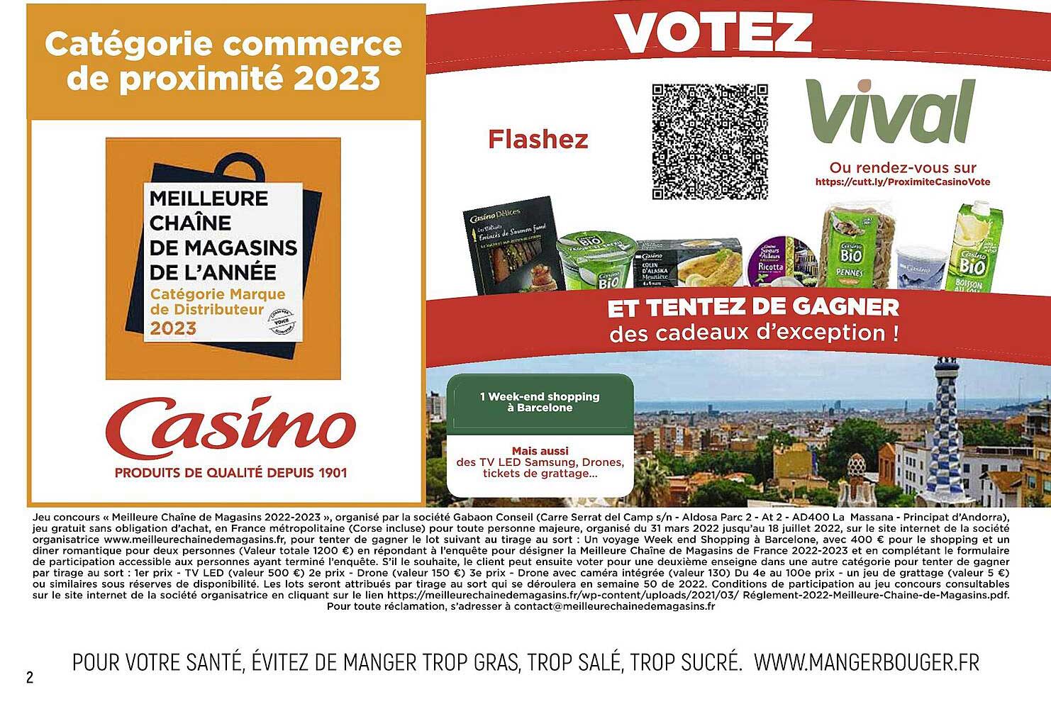 votez et tentez de gagner des cadeaux d'exception