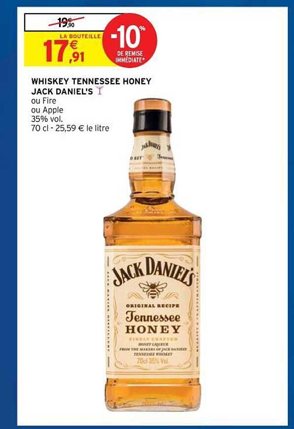 whiskey tennessee honey jack daniel's