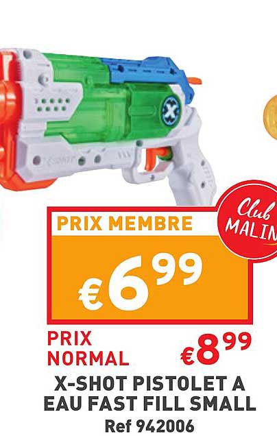 x-shot pistolet à eau fast fill small