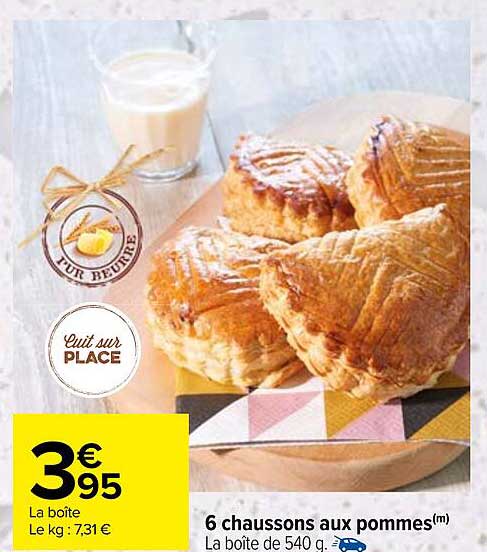 6 Chaussons Aux Pommes