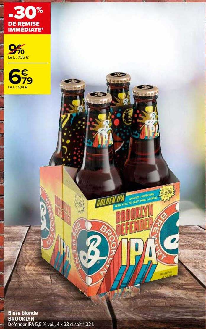 Bière Blonde Brooklyn