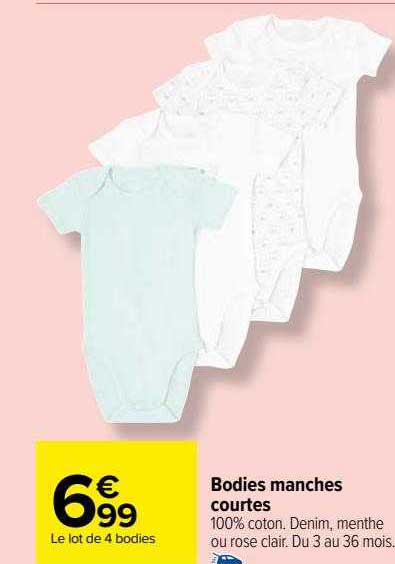 bodies manches courtes