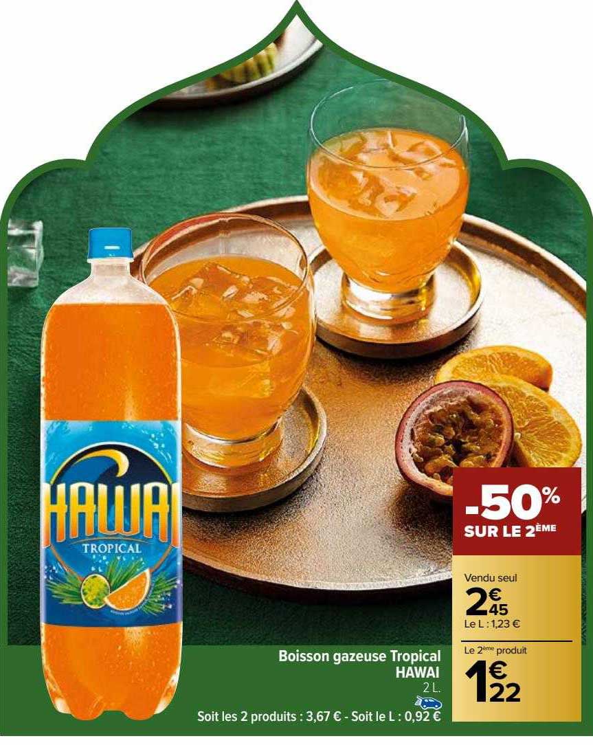 Boisson Gazeuse Tropical Hawai