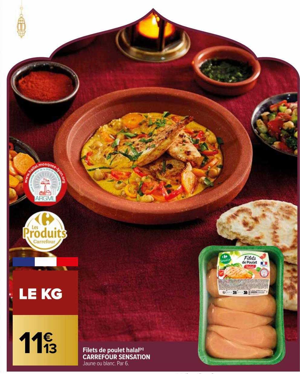 Filets De Poulet Halal Carrefour Sensation