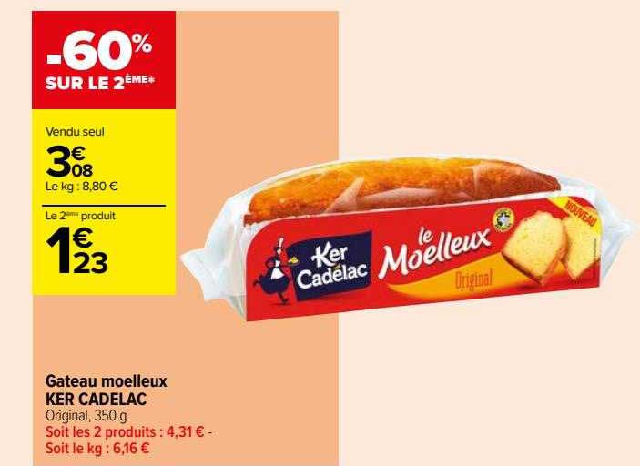 gâteau moelleux ker cadélac