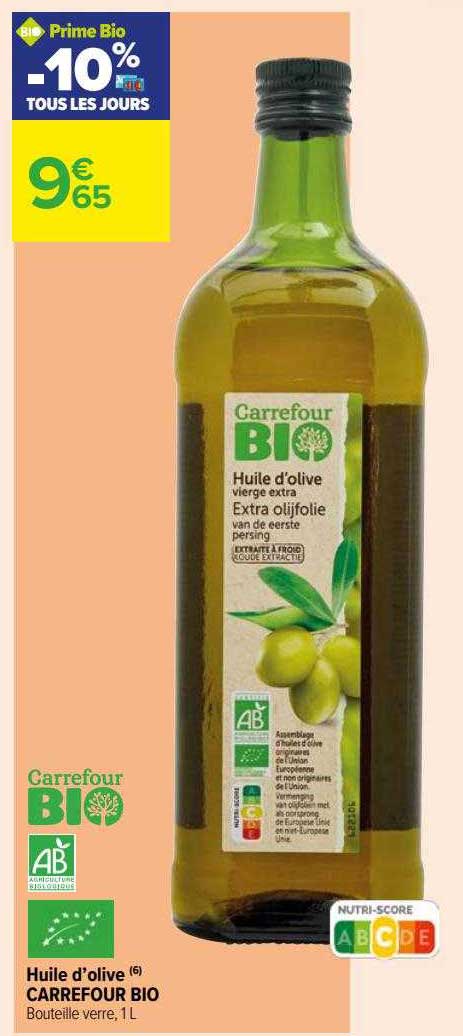 Huile D'olive Carrefour Bio