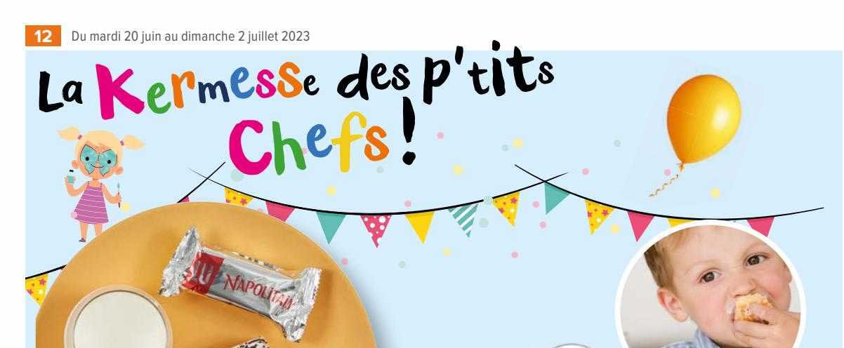 la kermesse des p'tits chefs!