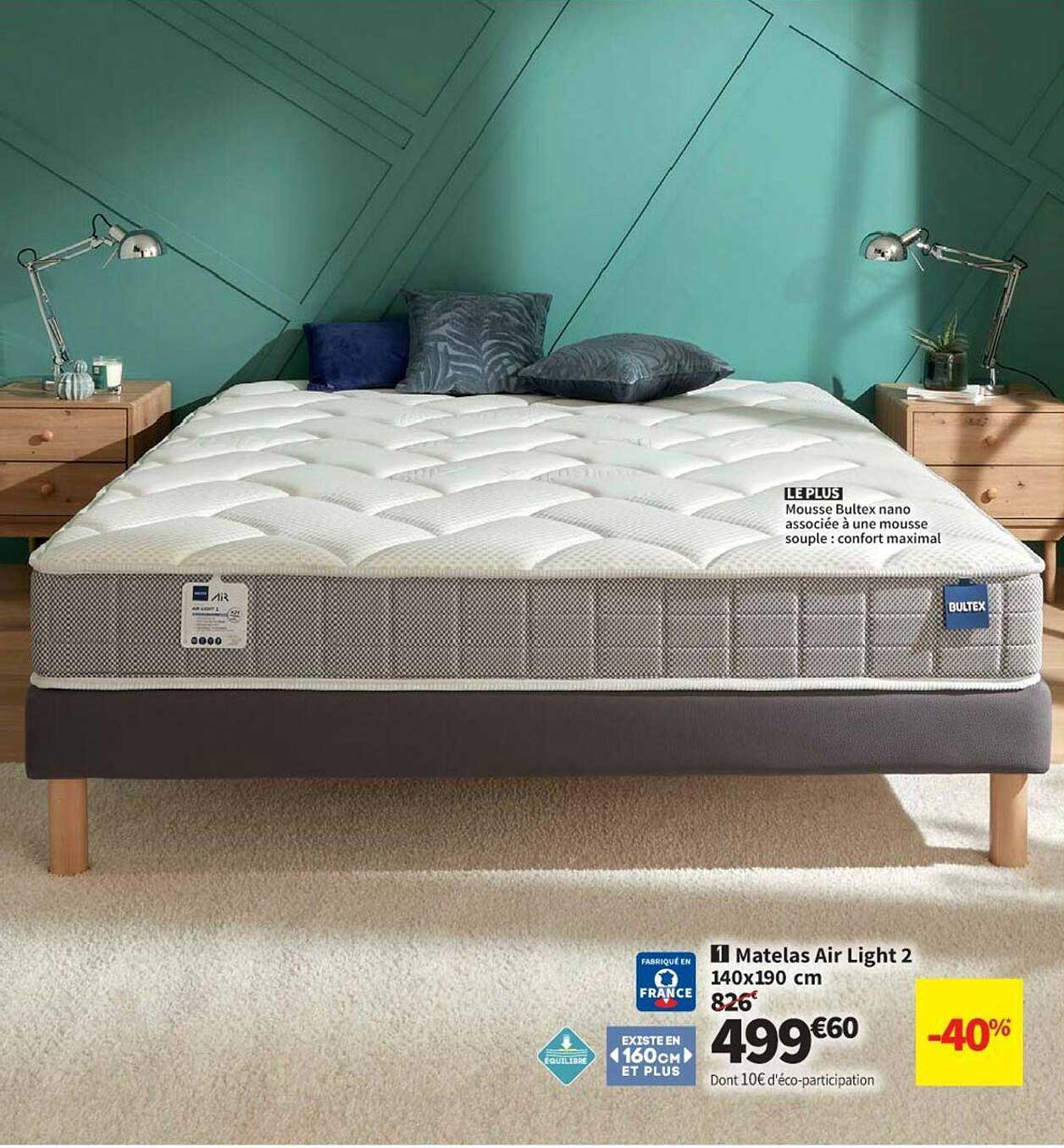 Matelas Air Light 2 140 X 190 Cm