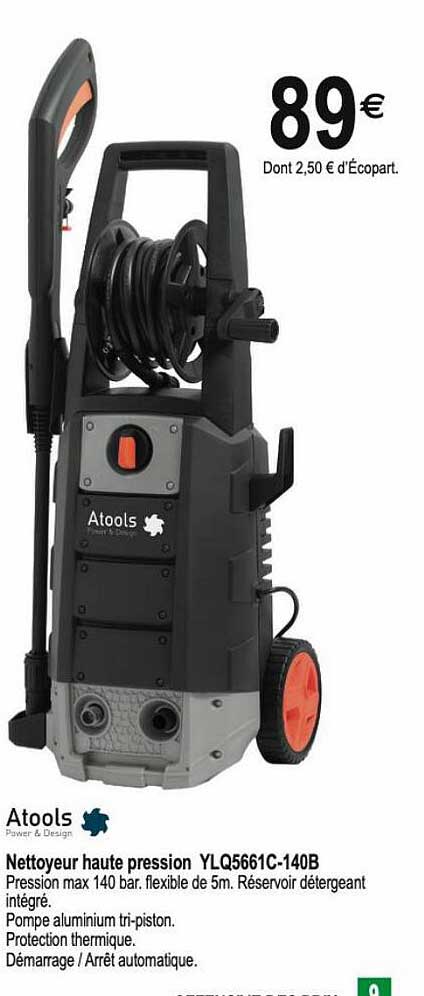 Nettoyeur Haute Pression Ylq5661c-140b Atools