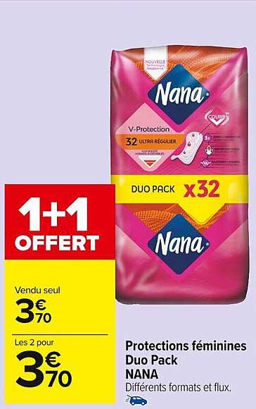 Protections Féminines Duo Pack Nana