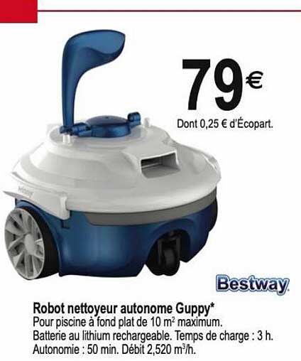 robot nettoyeur autonome guppy bestway