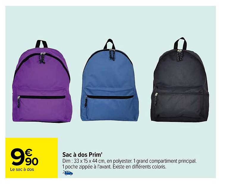 sac à dos prim'