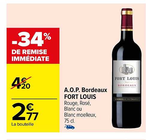a.o.p. bordeaux fort louis