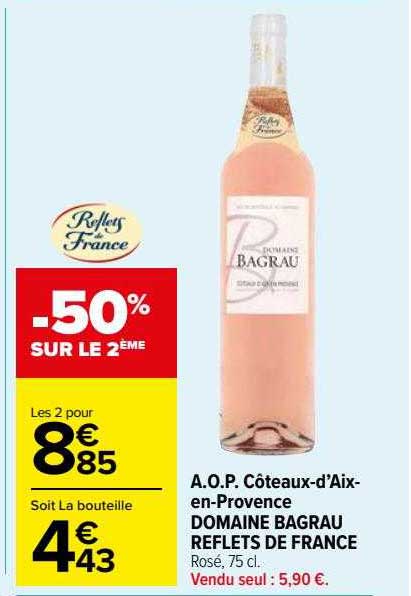 a.o.p. côteaux-d'aix-en-provence domaine bagrau reflets de france