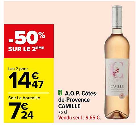 a.o.p. côtes-de-provence camille