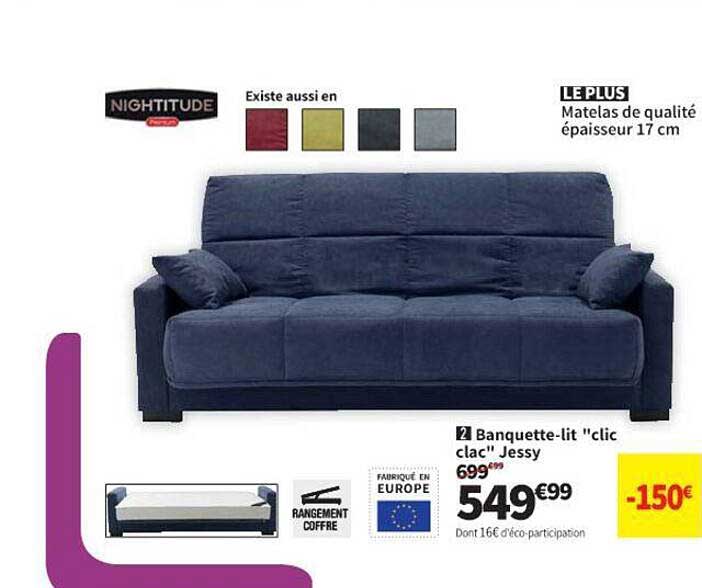 banquette-lit "clic clac" jessy