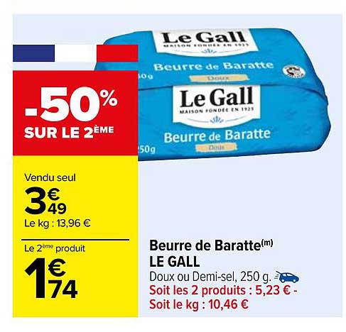 beurre de baratte le gall