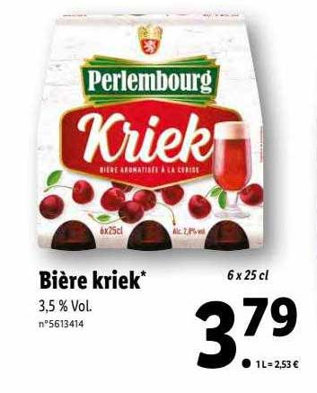 bière kriek perlembourg